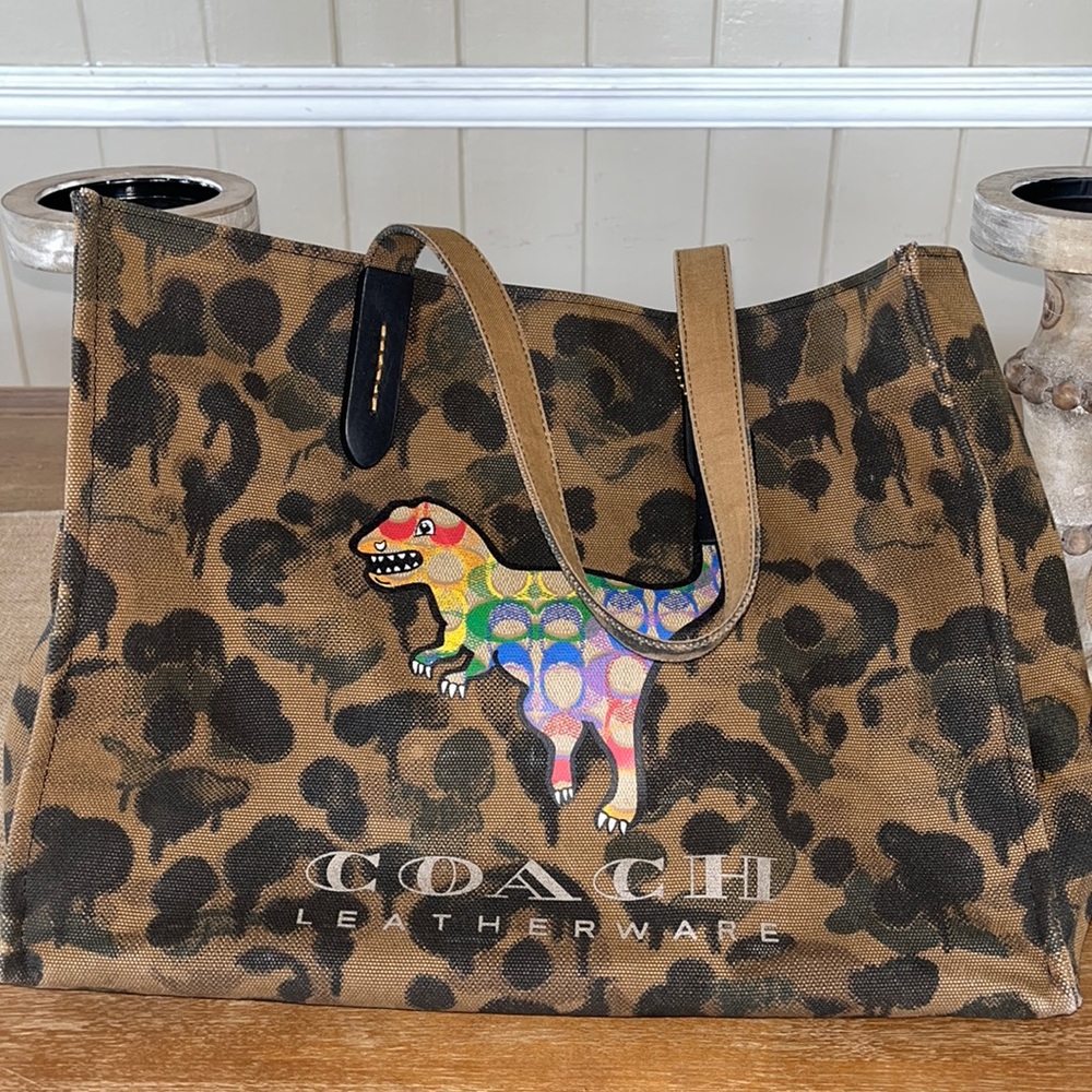 LIMITED EDITION Coach Tortoiseshell Rexy Tote